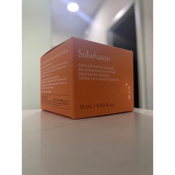 NEW Sulwhasoo Concentrated Ginseng Rejuvenating Eye Cream 15 mL 0.50 fl. oz. - Picture 6 of 6